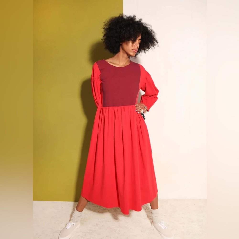 L.F.Markey Red Dress in Cherry